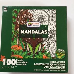 OWL KARMAN MANDALAS 100 PIECE PUZZLE 10 X 8